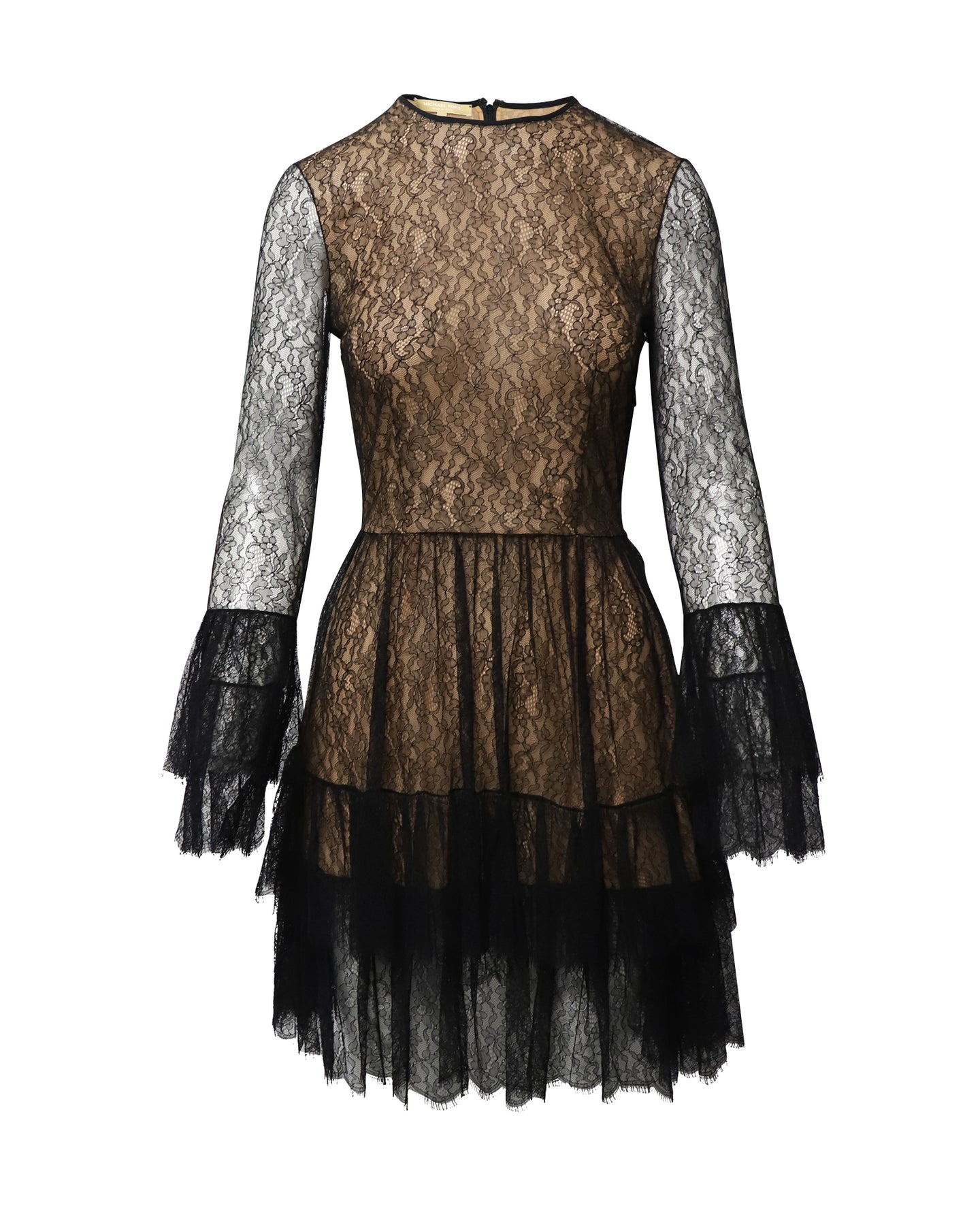 Michael Kors Kleid aus Spitze in Schwarz