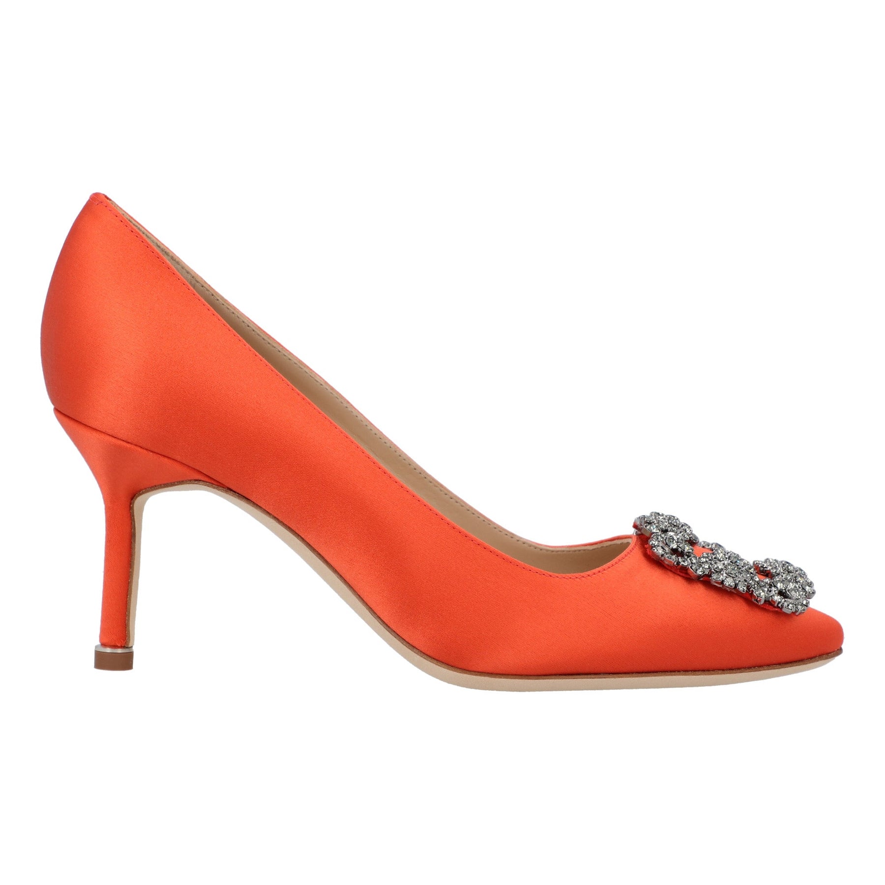 Manolo Blahnik Hangisi 070 Pumpe Orange