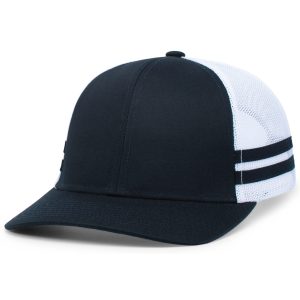 Pacific Headwear Low-Profile-Streifen Trucker Kappe
