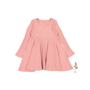 The lange Ärmel Kleid – Rose