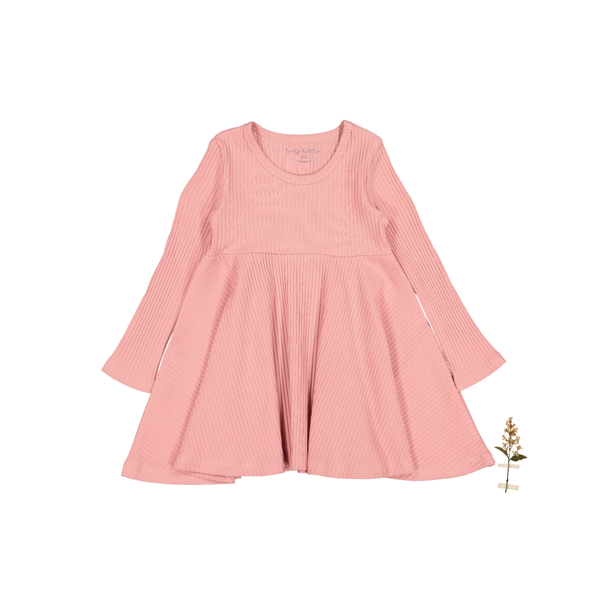 Das Langarmkleid – Rose