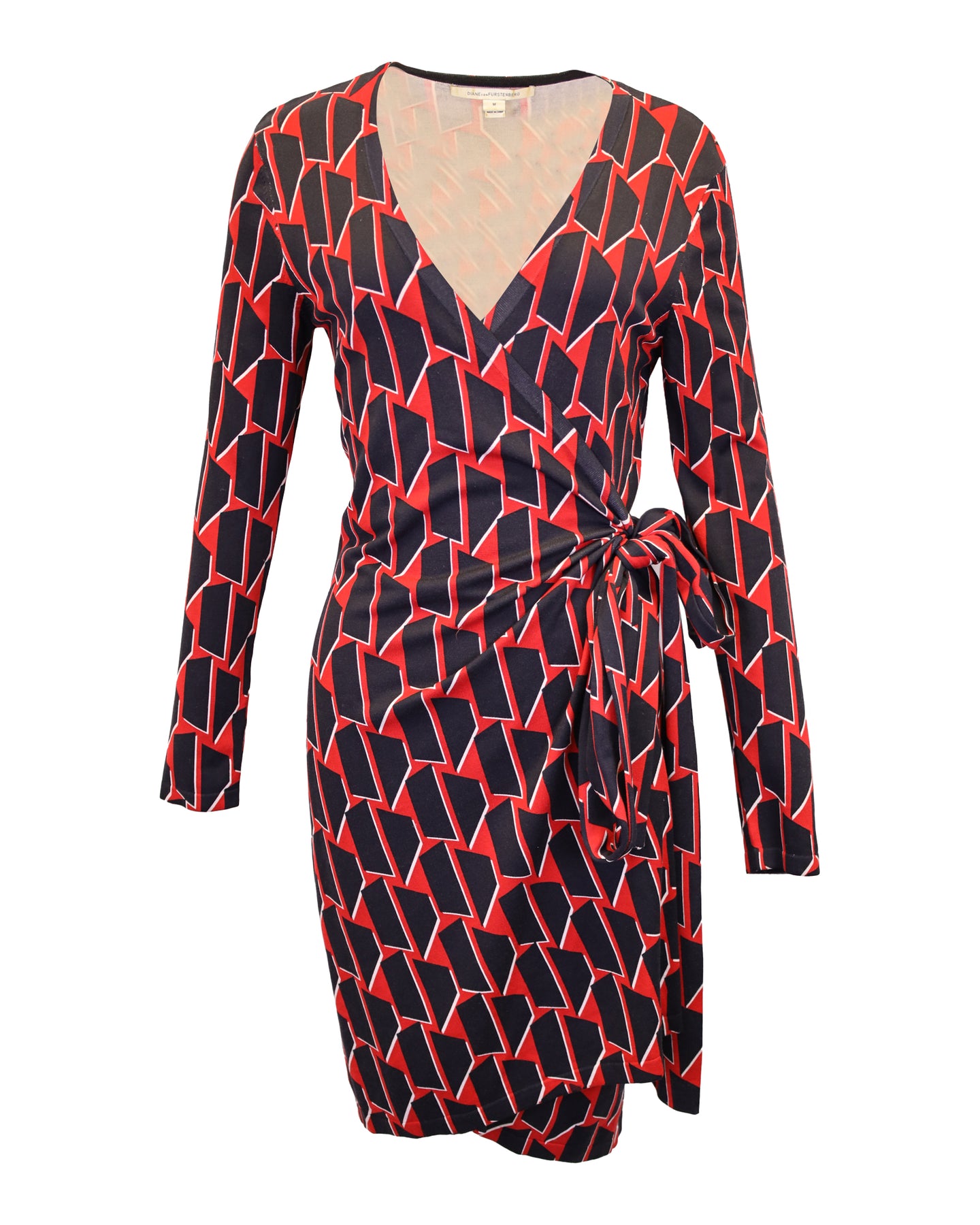 Diane von Furstenberg Linda – Wickelkleid aus roter Seide