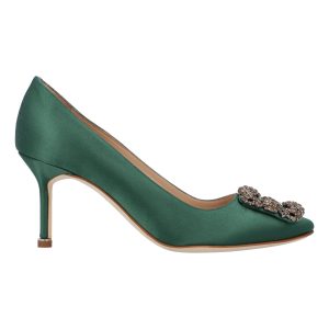 Manolo Blahnik Hangisi 070 Pump grün