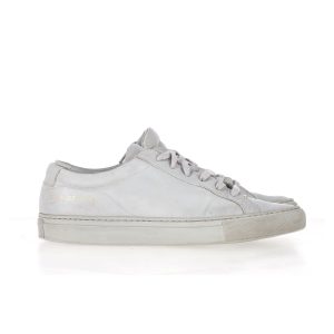 Common Projects Achilles Low-Top Sneakers aus grauem Leder