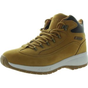 Wildlederimitat Combat & Schnürstiefeletten