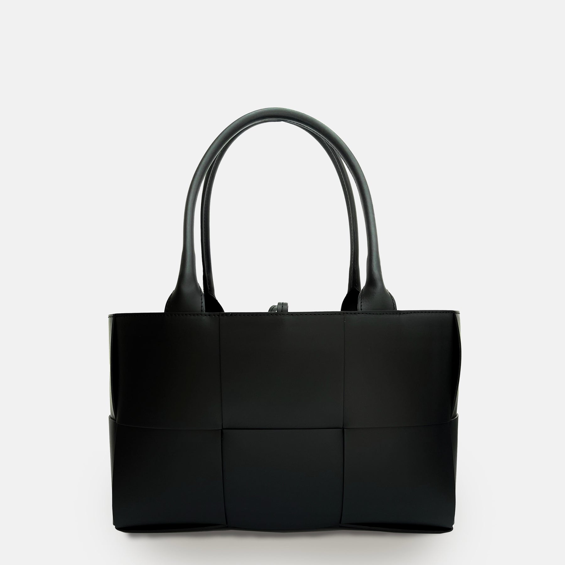The Tori schwarzes Leder Tote