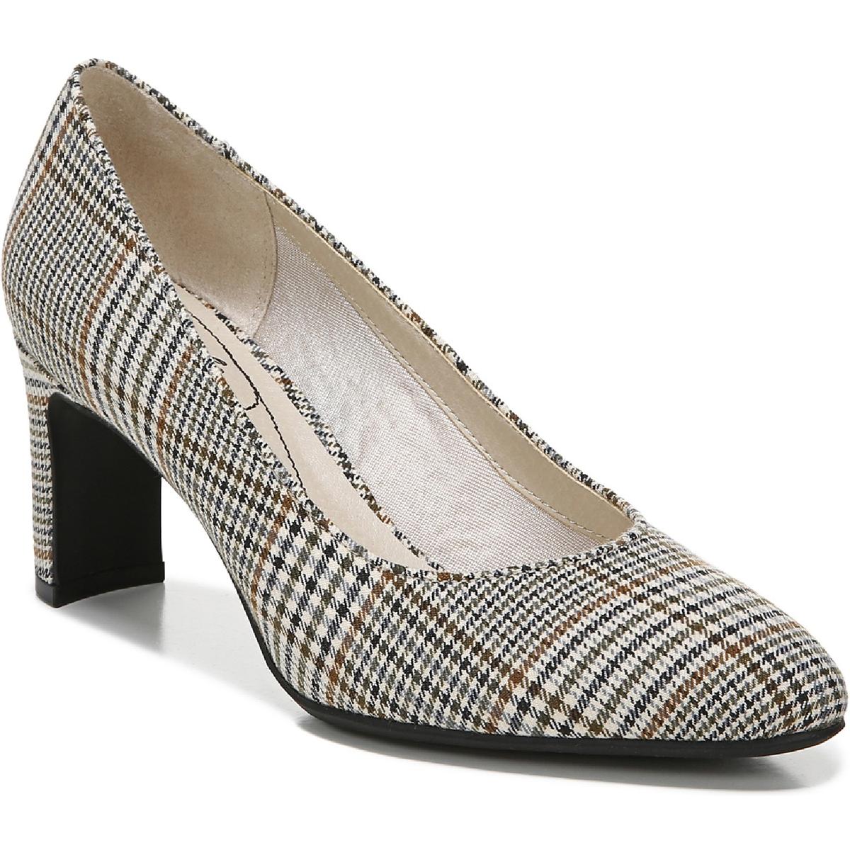 Gigi kariert Slip auf Kleid Absatzschuhe