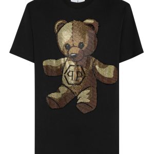 t-shirt rund Hals ss Teddybär