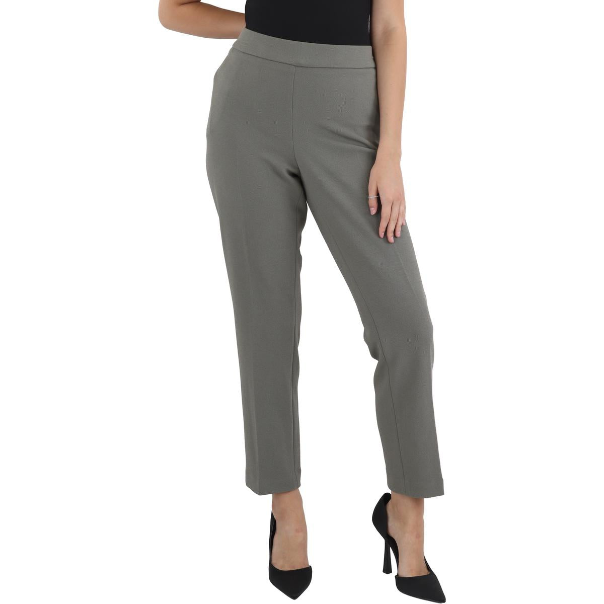 Solid Crepe Knöchel Hose