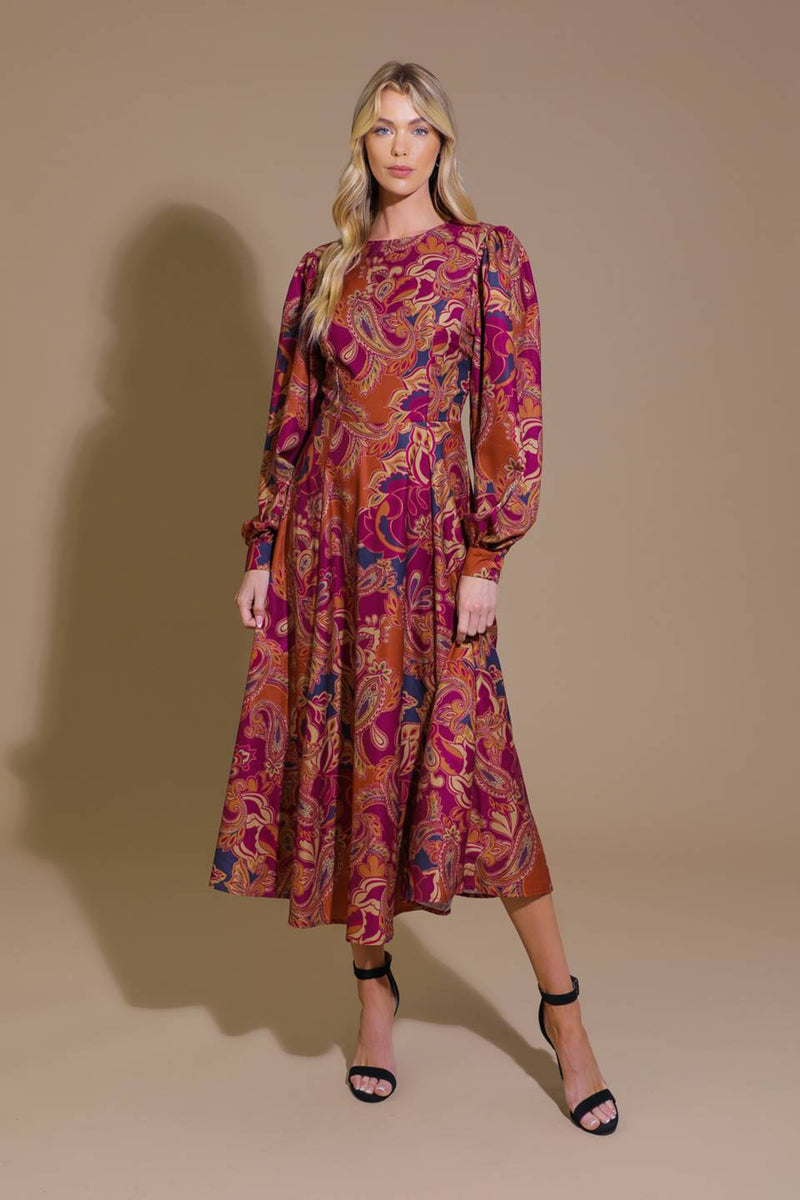 FOREVERMORE gewebt MIDI Kleid