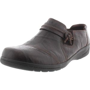 Cheyn Madi Leder Ortholite Slip auf Casual Loafer