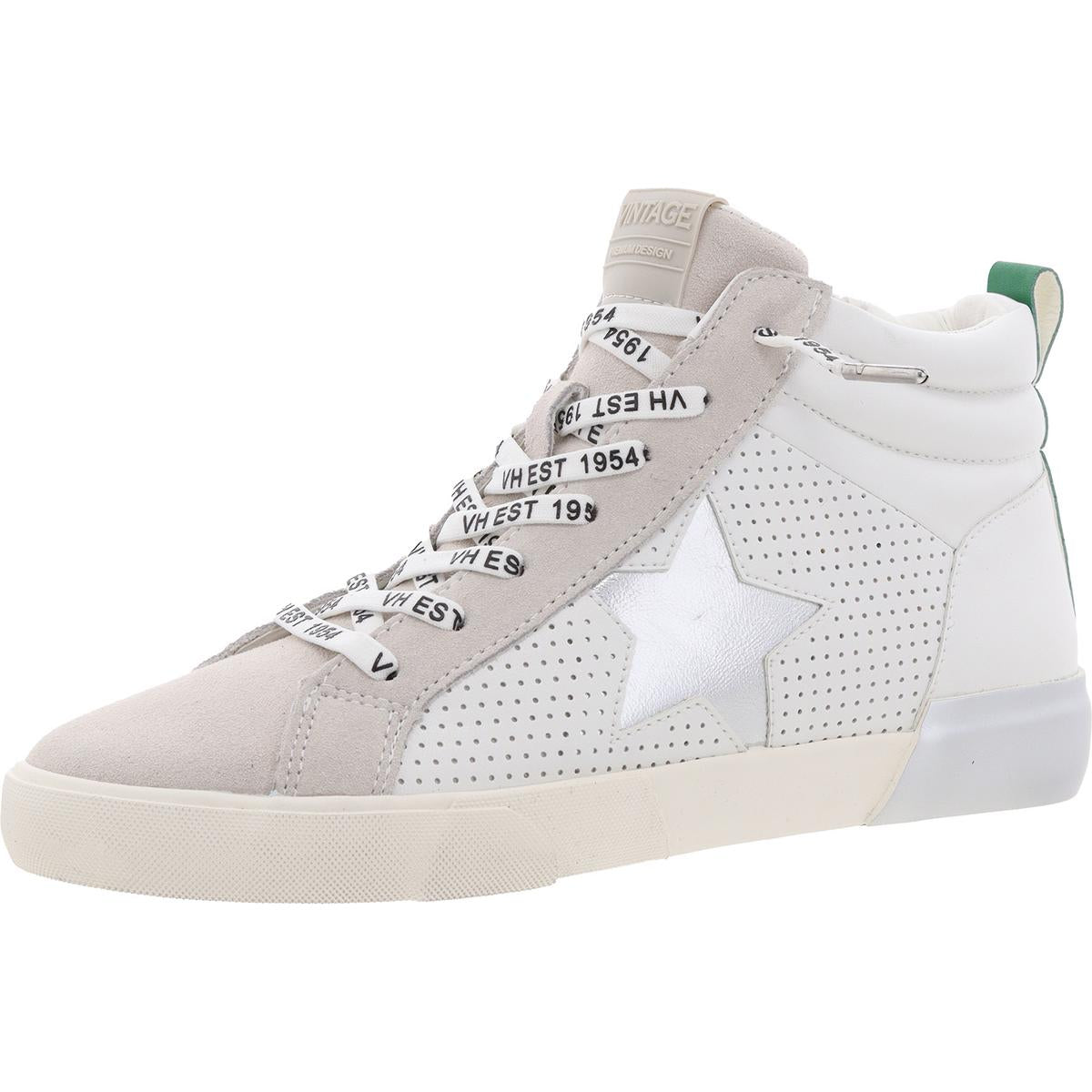 LESTER 6 gepolsterte High-Top Sneaker aus Leder