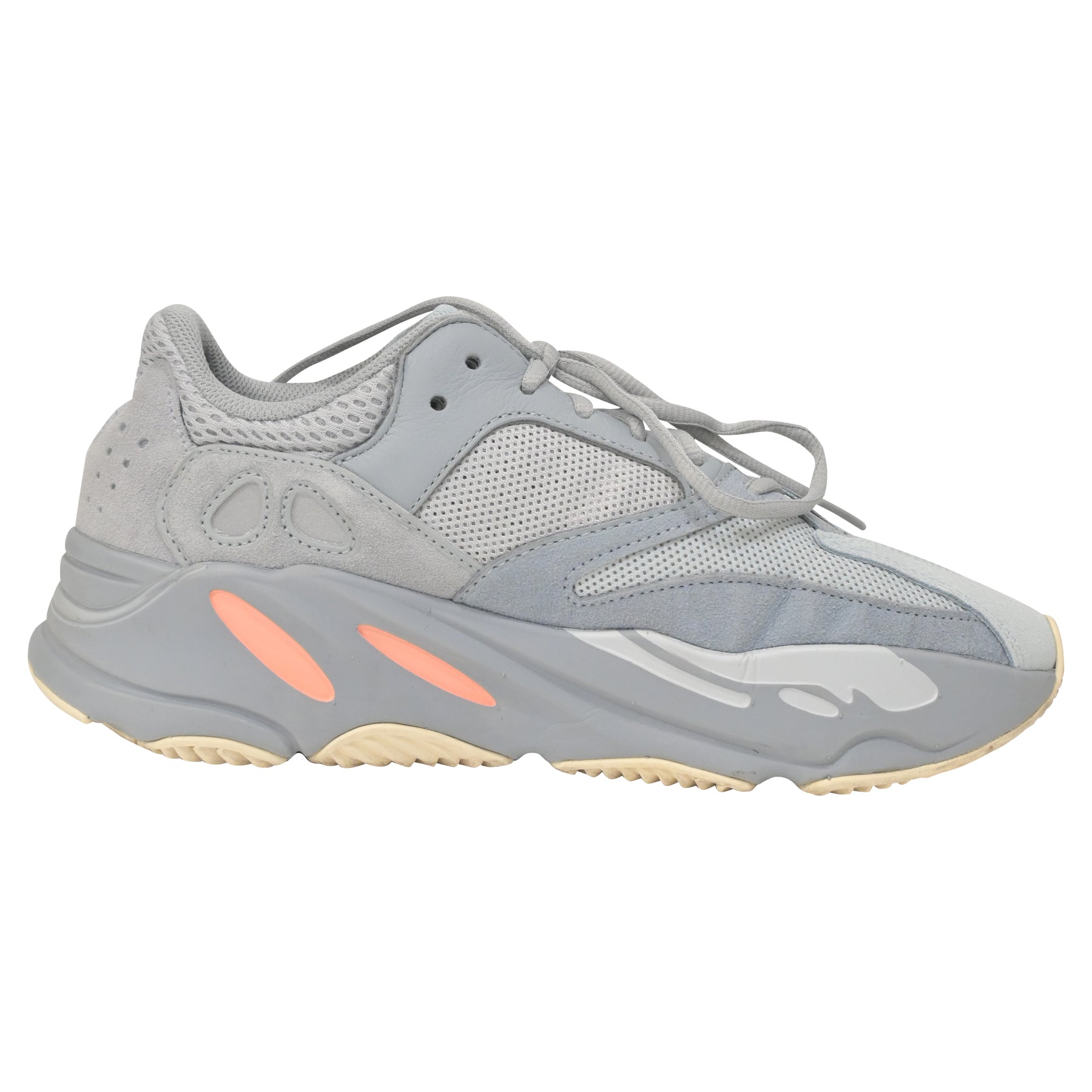 Yeezy x Adidas Boost 700 Inertia Sneaker aus Wildleder in Grau