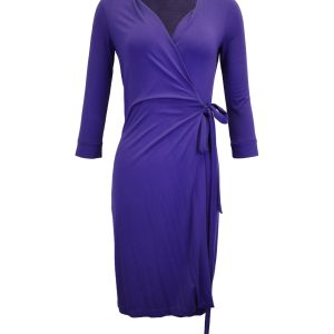 Diane Von Furstenberg Wrap Kleid in Indigo Cellulose Faser 7748691722300