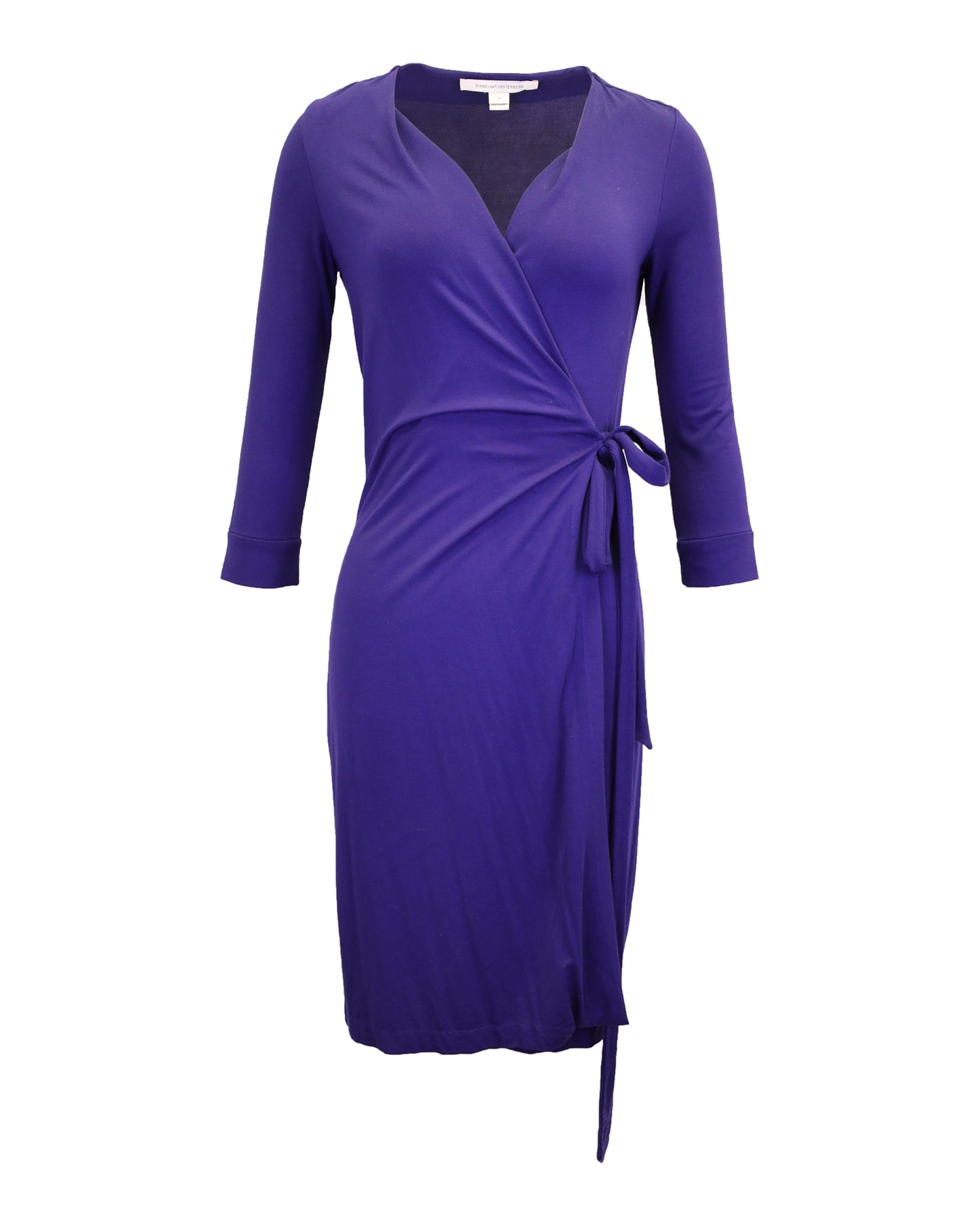 Diane Von Furstenberg Wickelkleid aus Indigo Cellulose