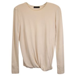 The Row Draped Pullover in Elfenbein Kaschmir 7748691689532