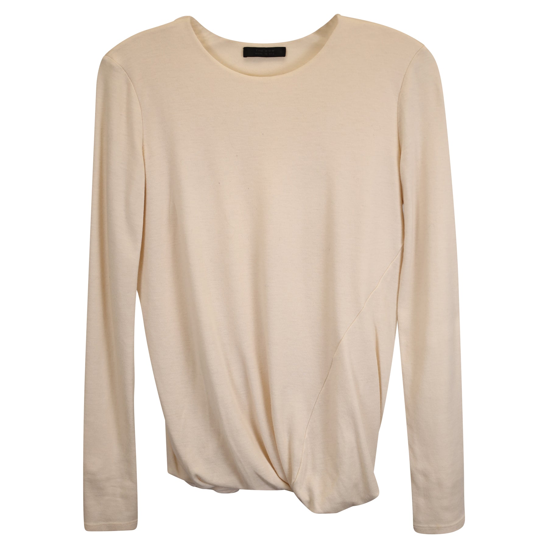 Die Reihe Drapierte Pullover in Elfenbein Kaschmir