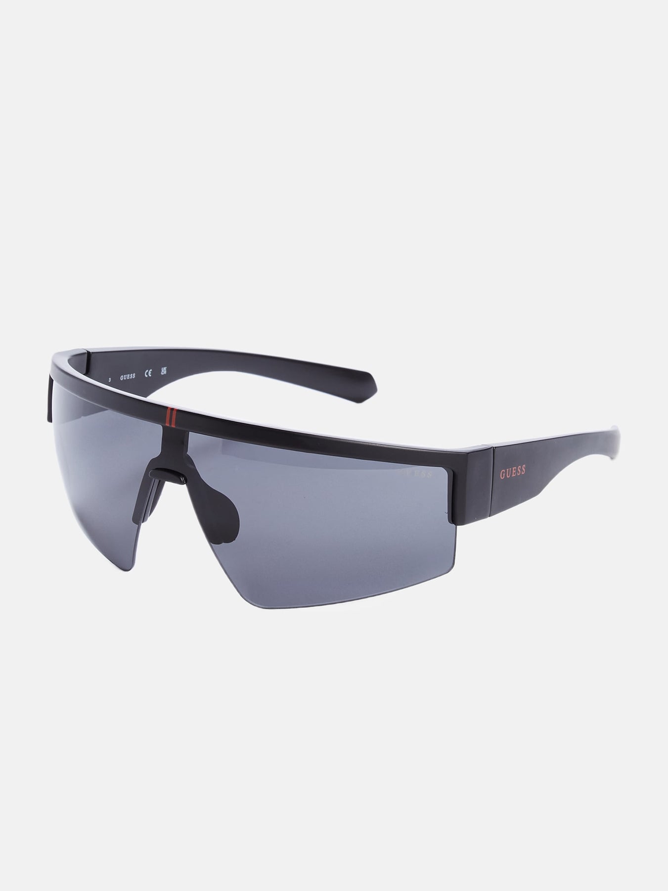 Sonnenbrille mit gestreiftem Schild