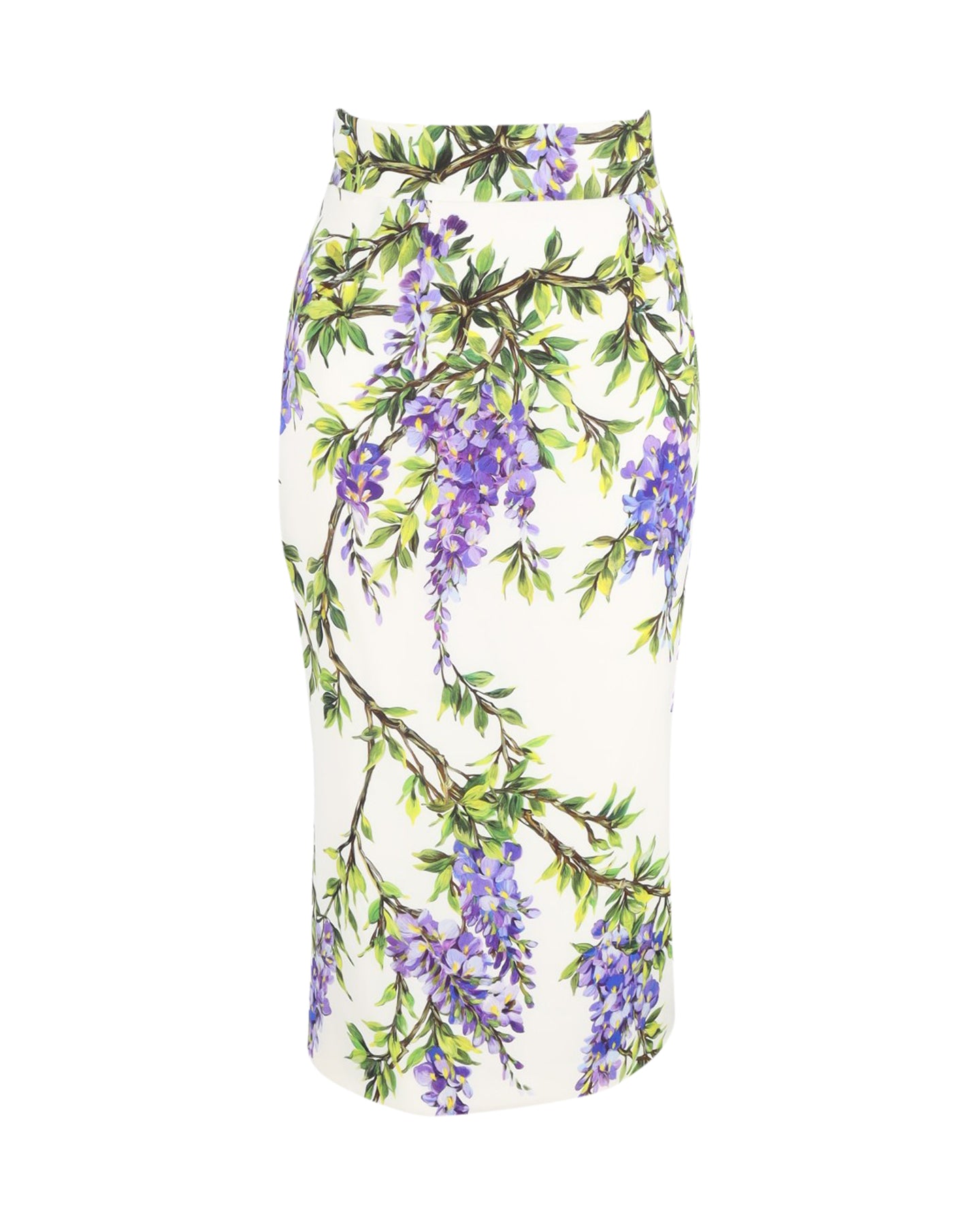 Dolce & Gabbana Midi Bleistiftrock aus Baumwolle mit Blumenmuster