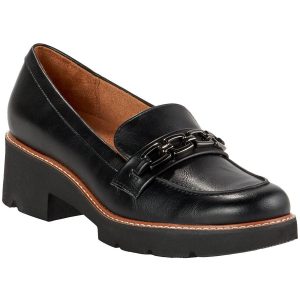 Cabana Patent geschliffene Loafer Absatzschuhe