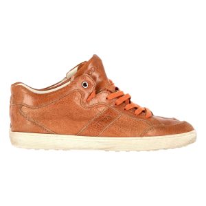 Tod's Niedrige Sneaker aus braunem Leder
