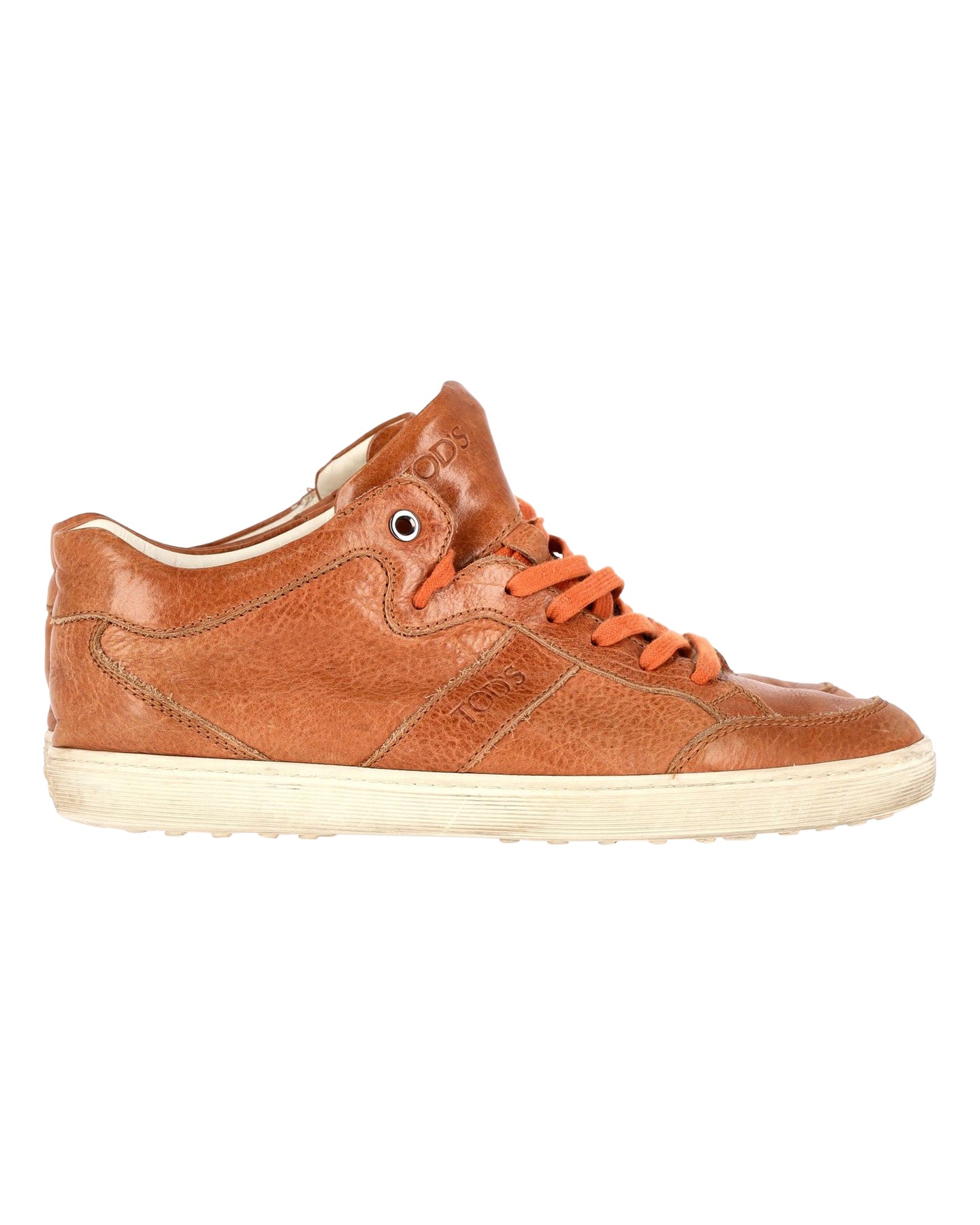 Tod's Niedrige Sneaker aus braunem Leder