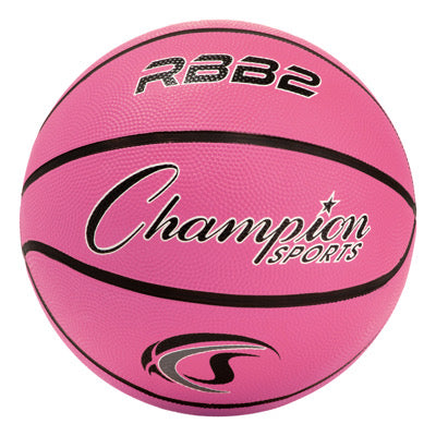 Champion Sports Kinder Gummi Basketball Rosa