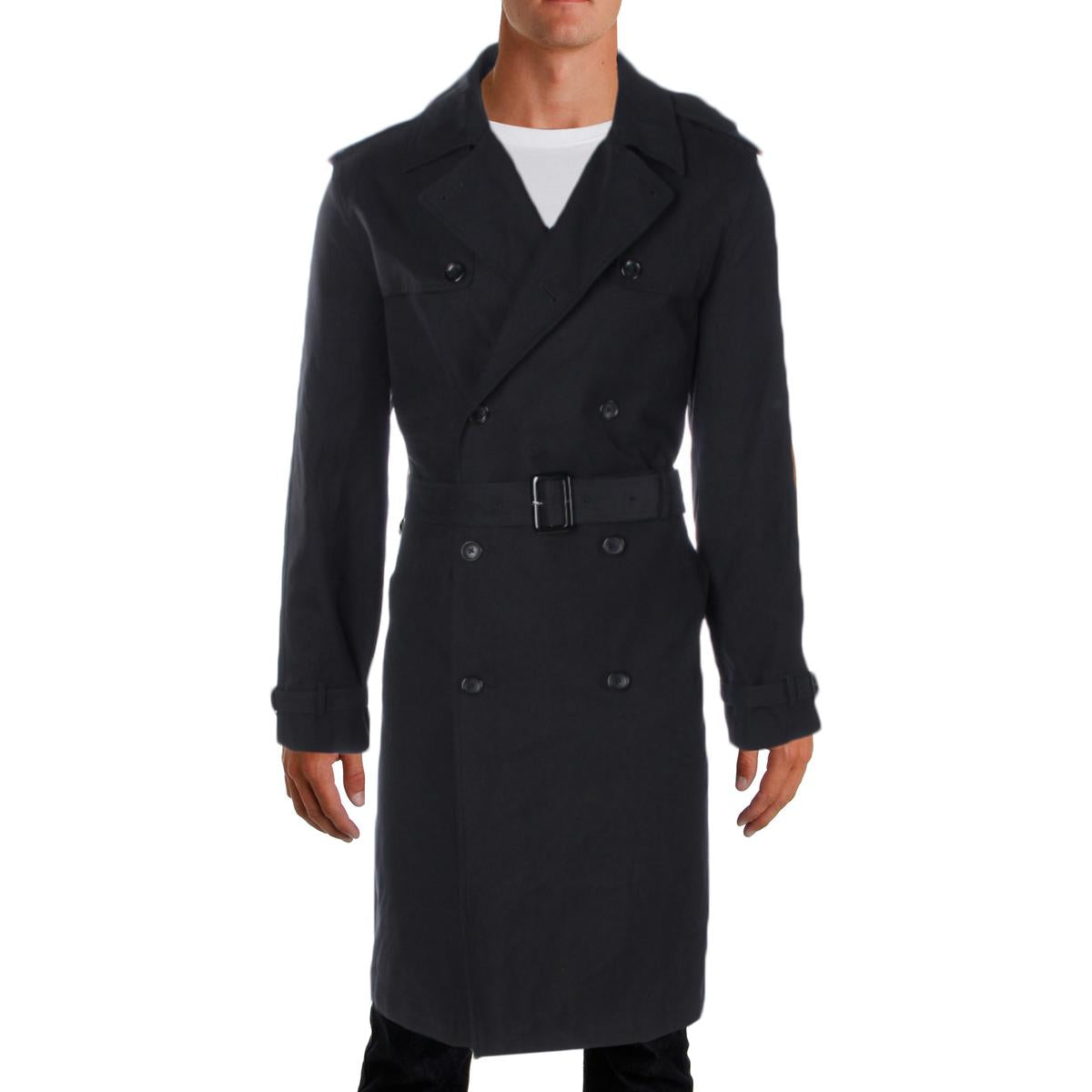 Plymouth Twill Belted Trenchcoat mit doppelter Brust