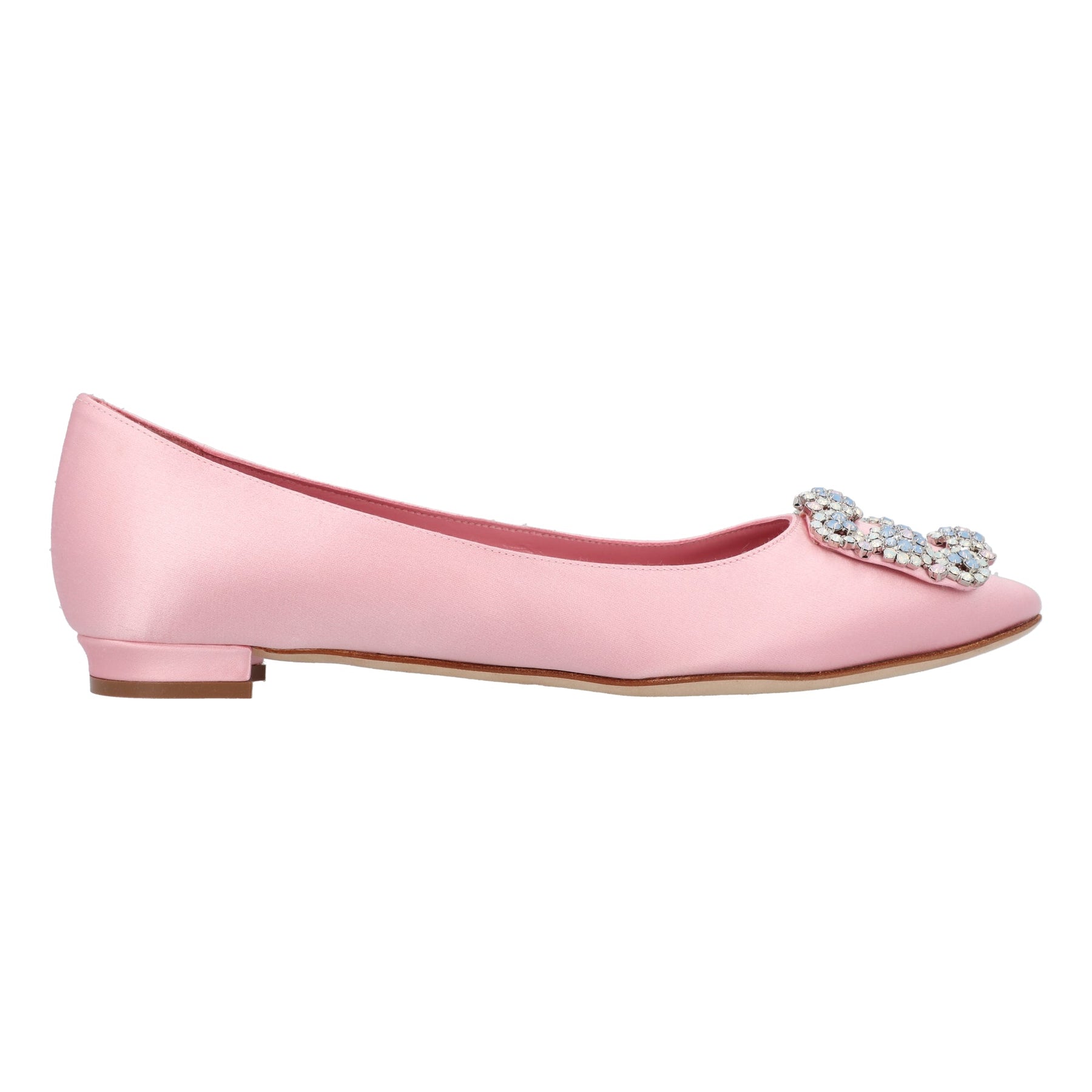 Manolo Blahnik Hangisi Ballerinas Rosa