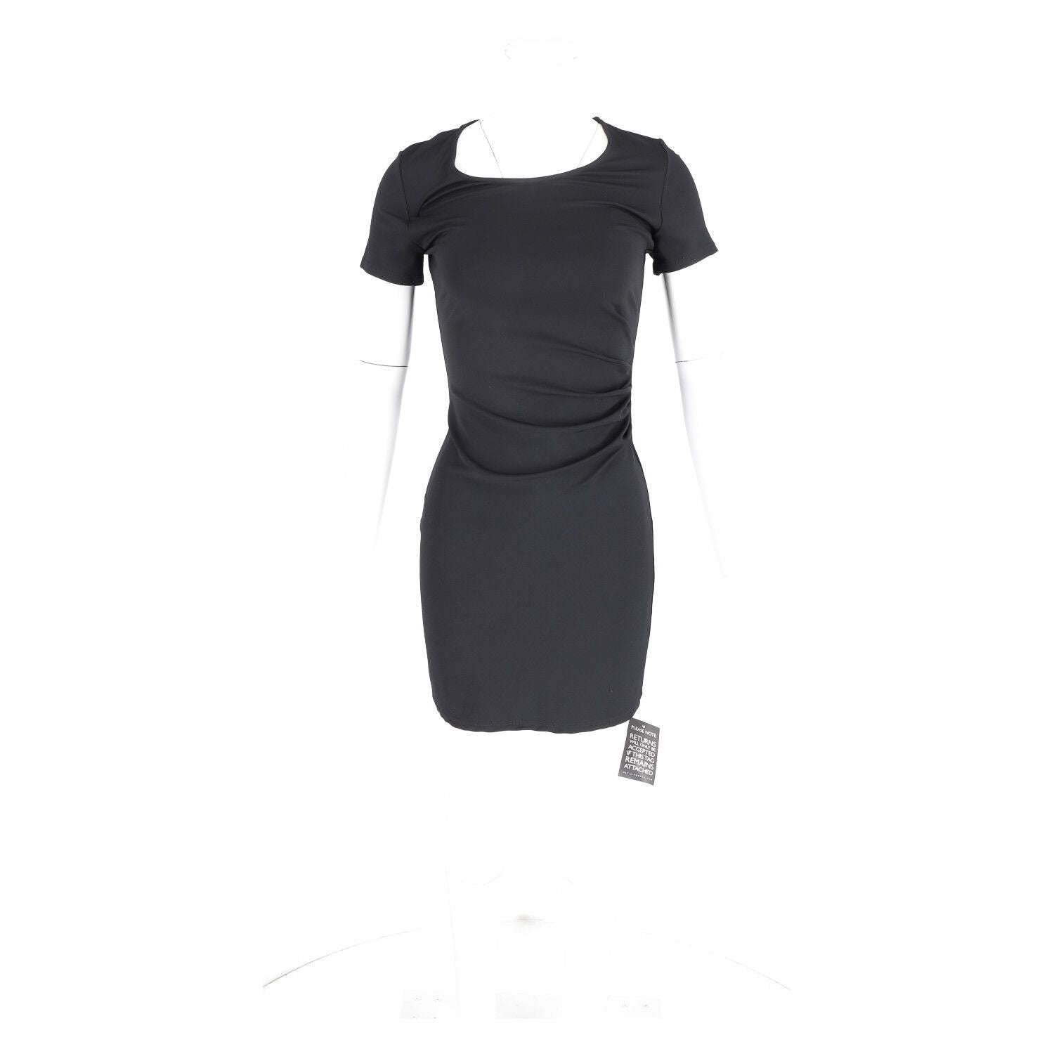 Theory Minikleid aus schwarzer Viskose