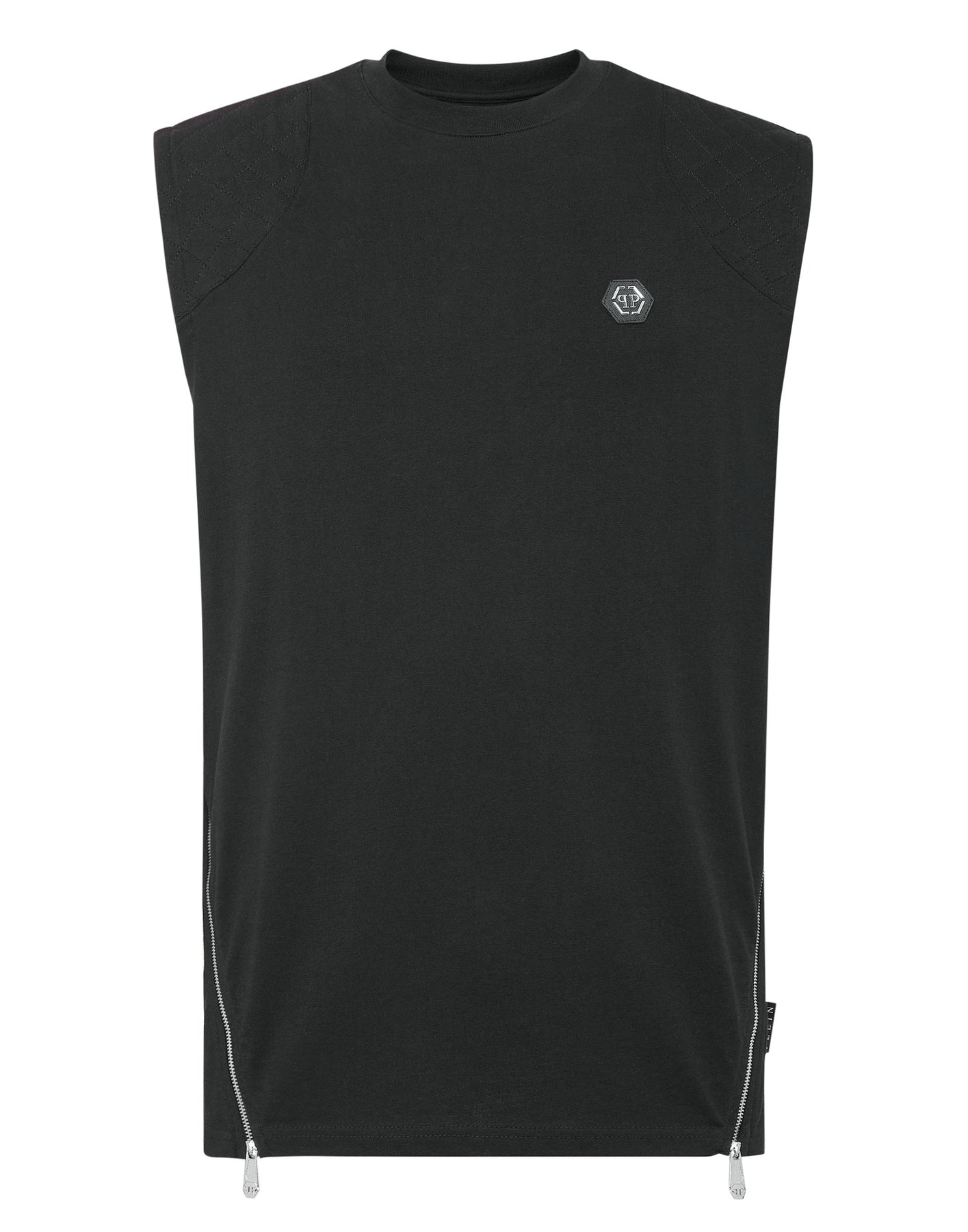 Ärmelloses T-Shirt mit Rundhalsausschnitt Hexagon