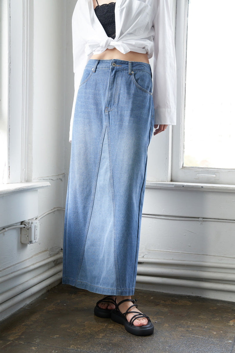 EIN LEAP OF FAITH MIDI Denim Rock