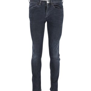 Acne Studios Skinny Fit Jeans aus Baumwoll-Denim in Marineblau