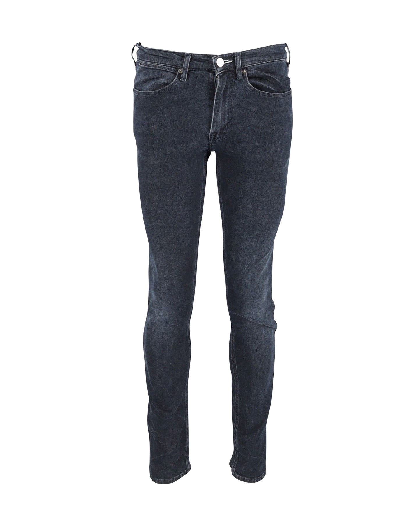 Acne Studios Skinny Fit Jeans aus Baumwoll-Denim in Marineblau