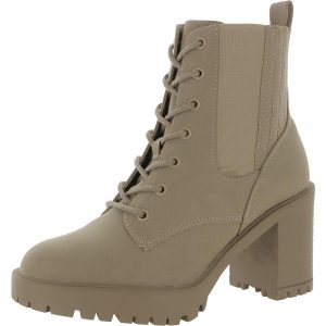 Daryl Kunstleder Block Ferse Kampf & mit Schnürschuhe