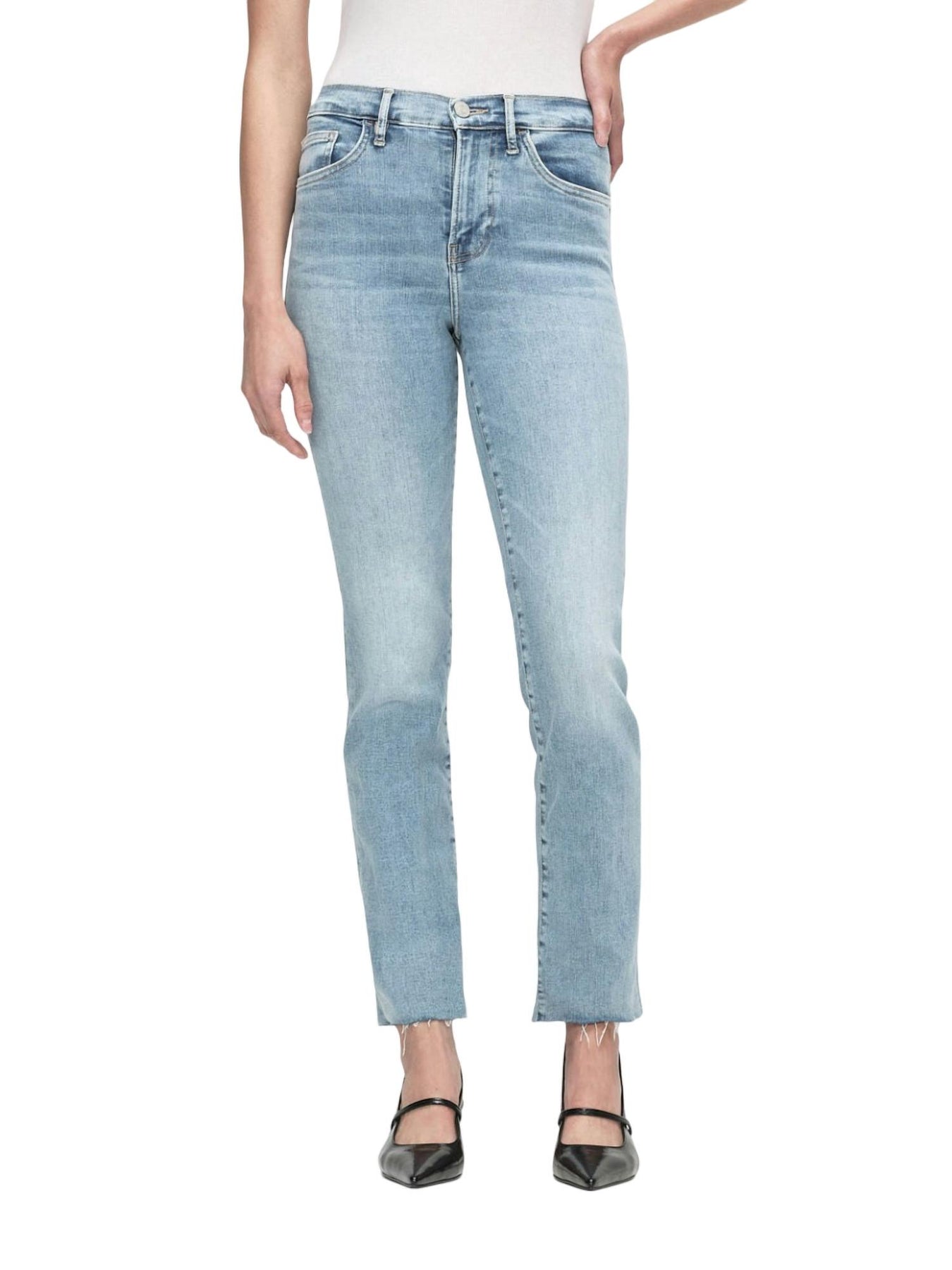 Le High Straight Raw nach Jeans in Colorado