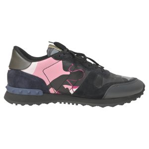 Valentino Garavani Camo Rockrunner Sneaker aus Veloursleder