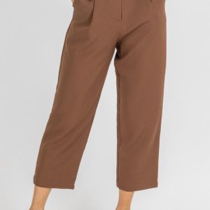 Belted Straight Leg Hose in Mocca