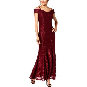 Petites Lace Maxi Abendkleid