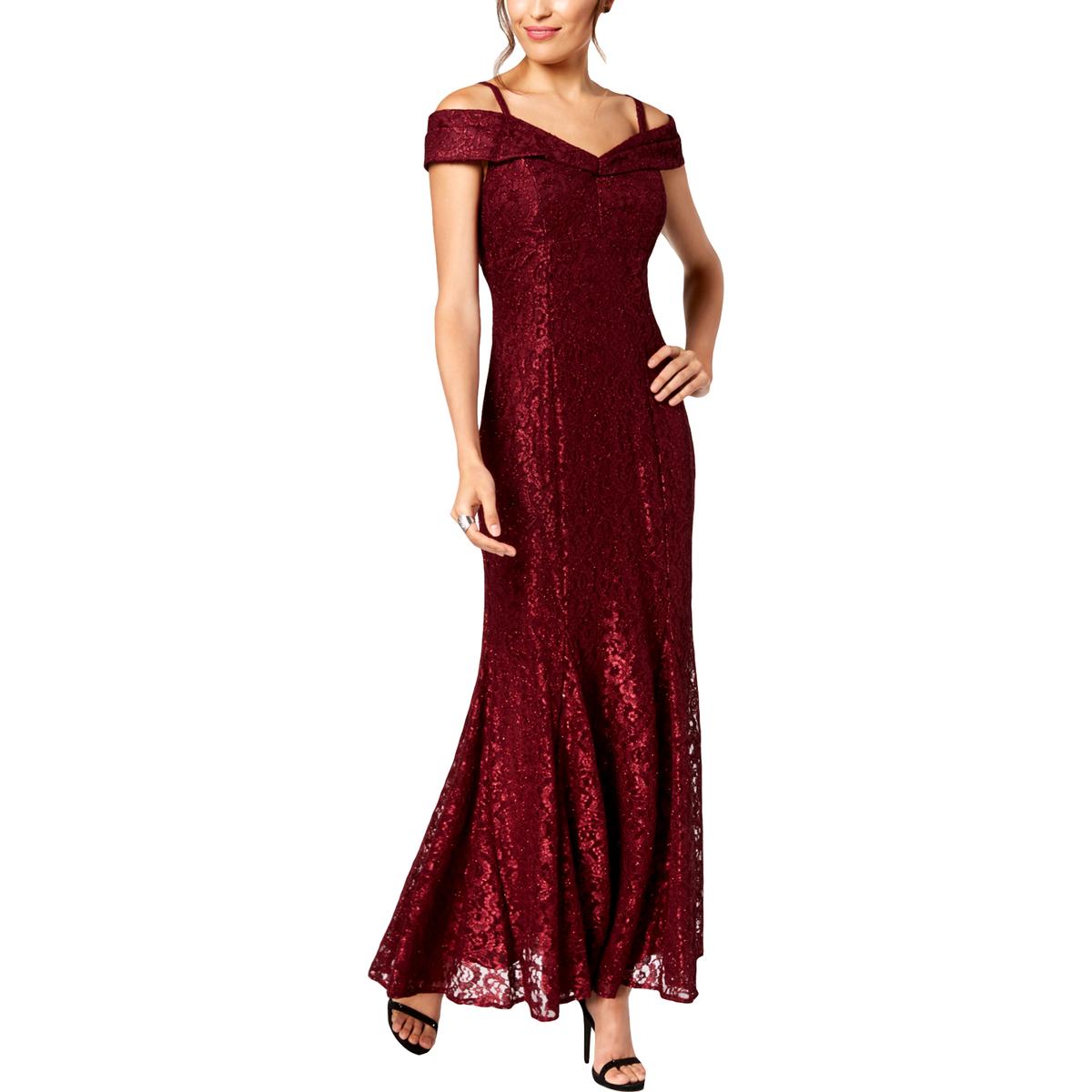 Petites Spitze Maxi Abendkleid