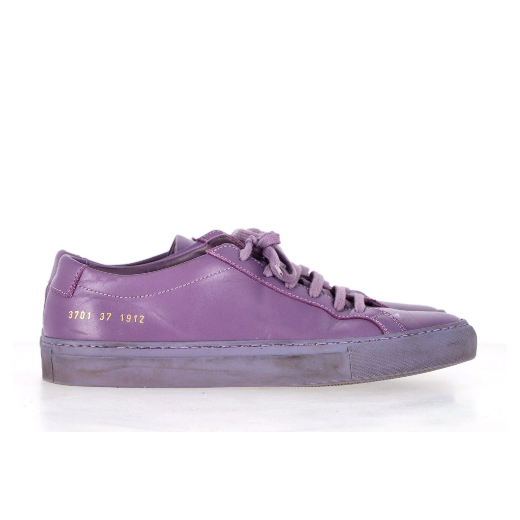 Gemeinsame Projekte Achilles Low-Top Sneaker aus Leder in Lila