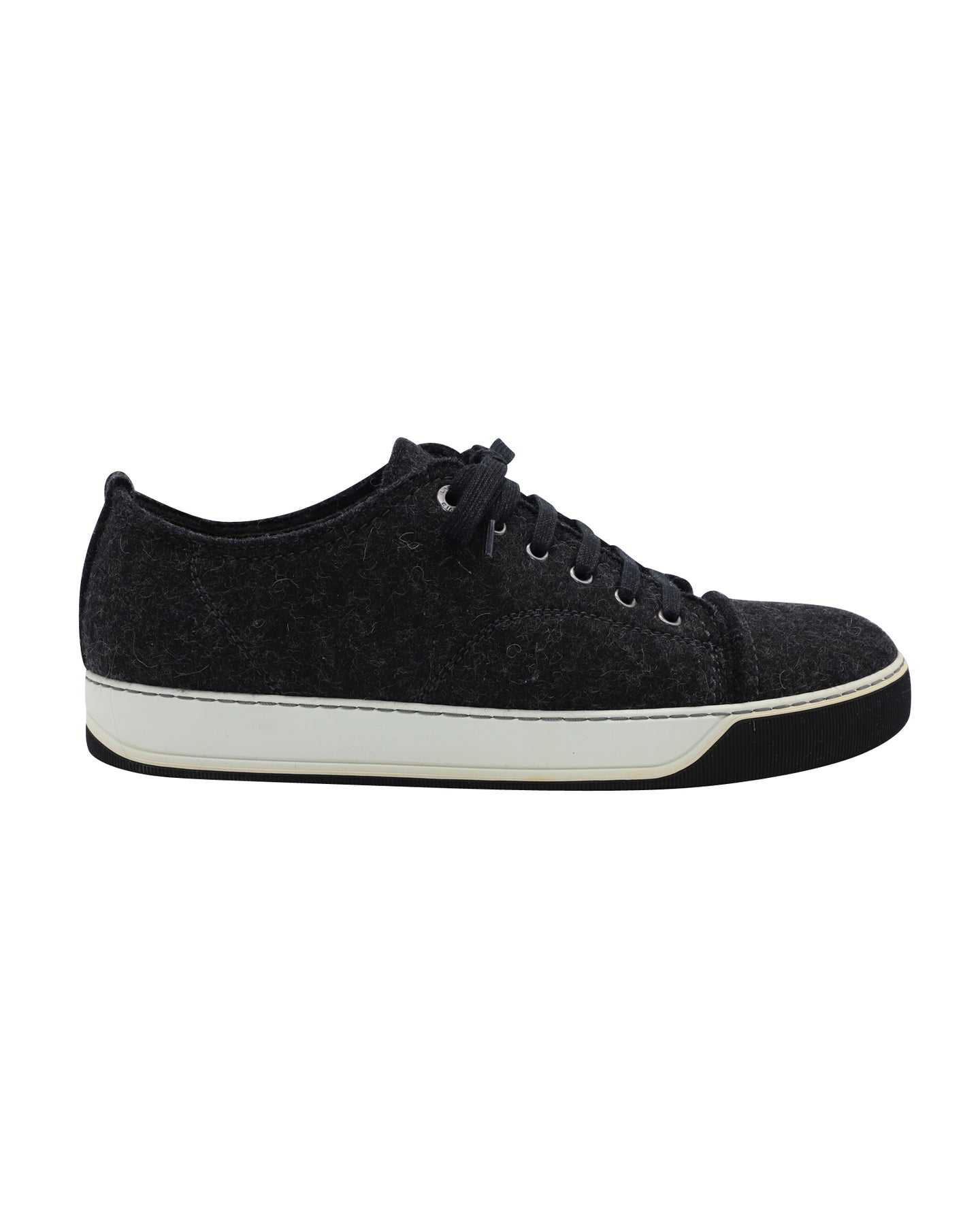 Lanvin DDB1 Sneaker aus schwarzer Wolle