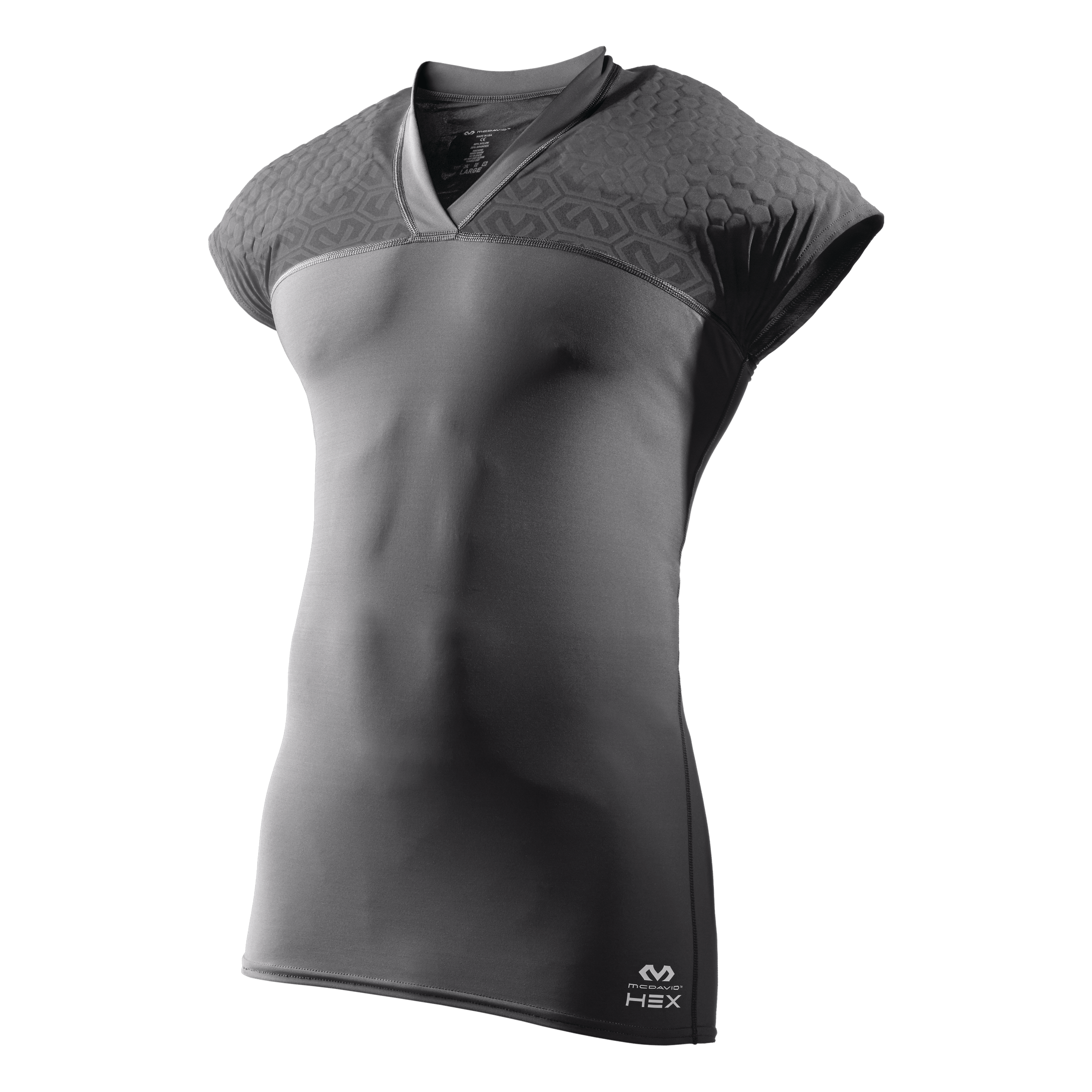 McDavid Herren Hex Shell 2-Pad Fußballtrikot – Hemd