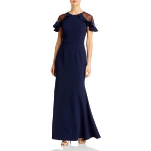 Mush Flutter Sleeve Maxikleid