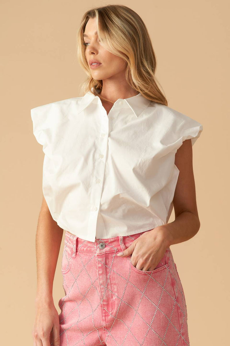 SCHAFFEN VON MEMORIES gewebt CROP TOP