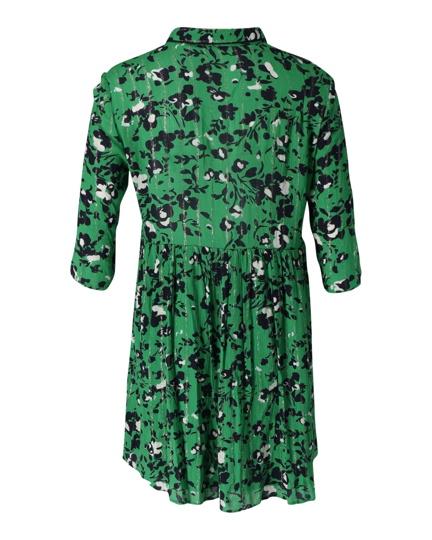Ba&Sh Minikleid mit Knopfleiste aus grüner Viskose – Rock