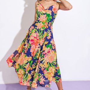 SWEETEST SOUL Gewebtes Midikleid