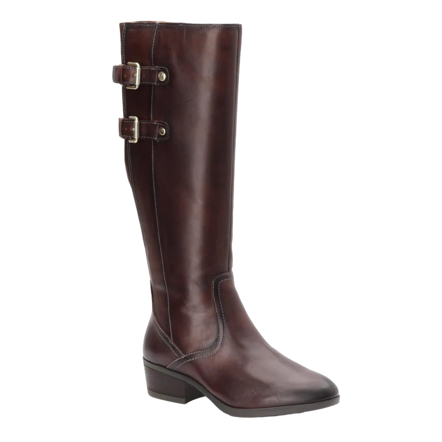 Damen Daroca über den Knie Stiefel in Olmo