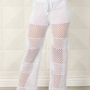 Crochet Hose in weiß
