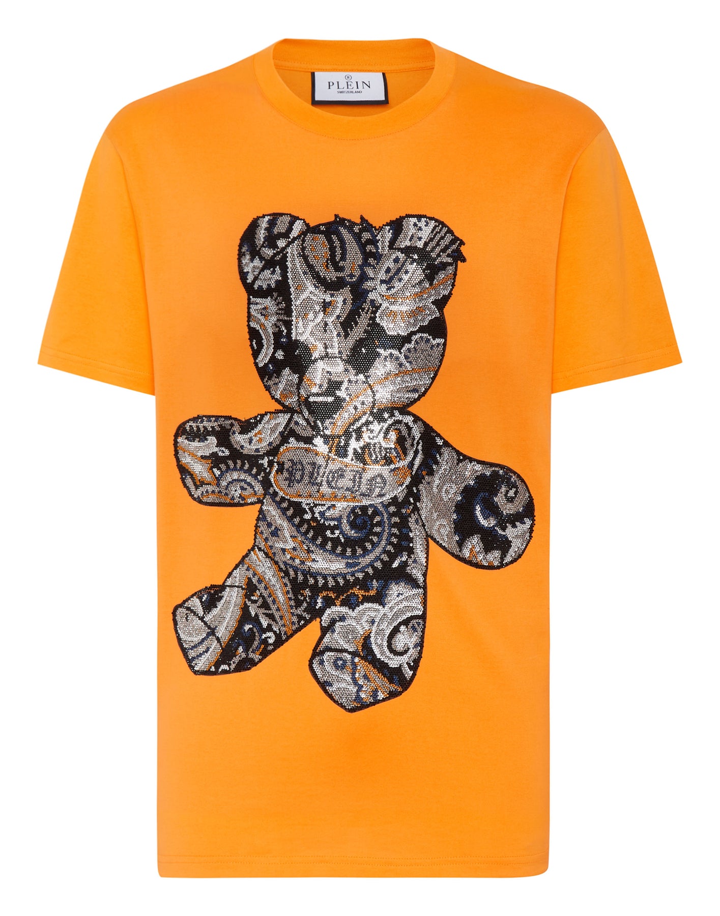 T-Shirt mit Rundhalsausschnitt SS Paisley Teddybär